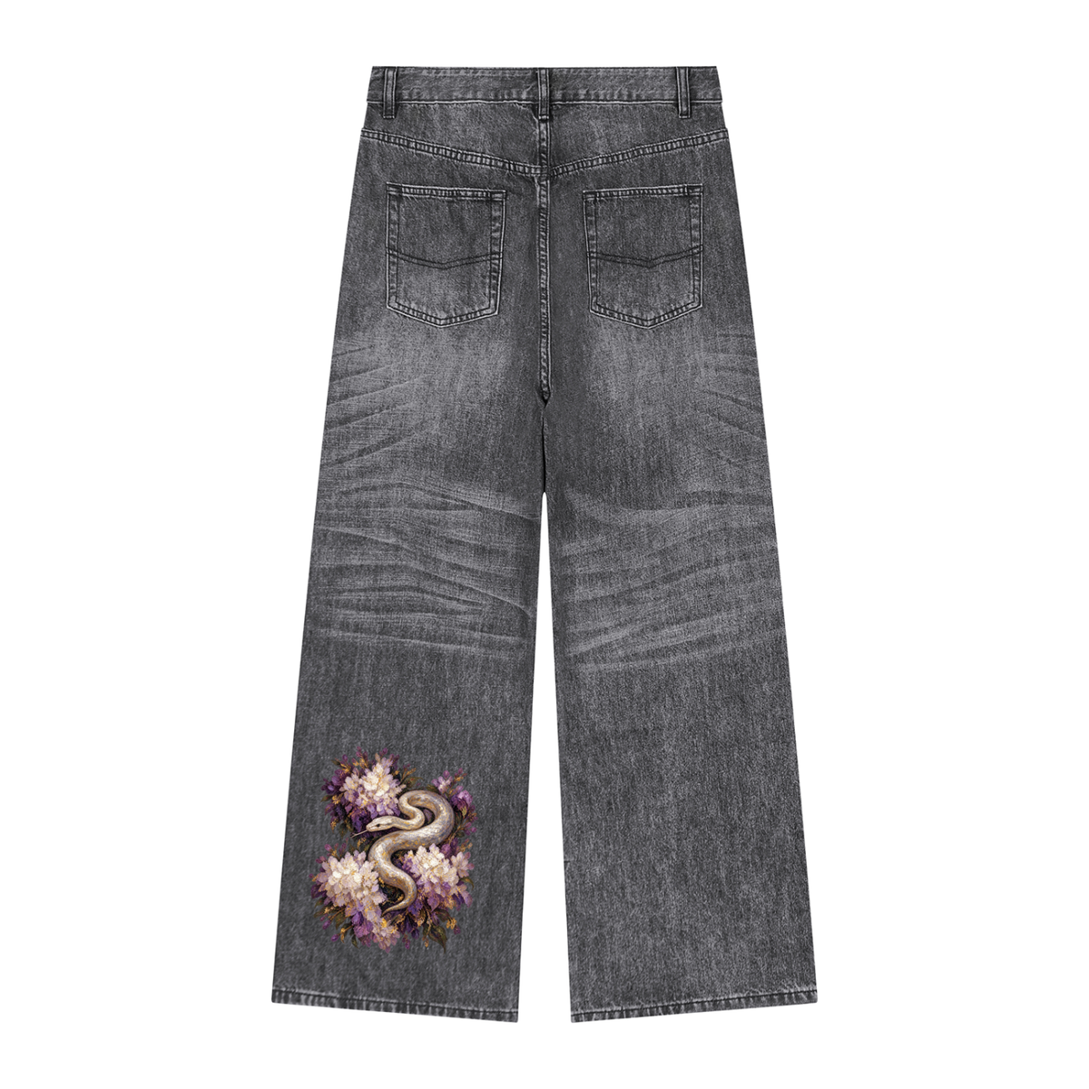 Serpent Bloom Denim